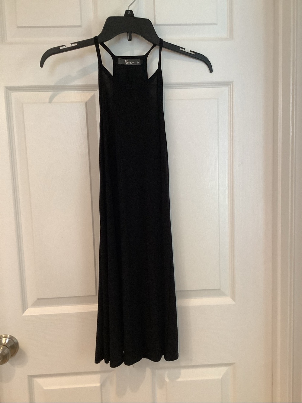 Pinc Black Halter-Style Maxi Dress
